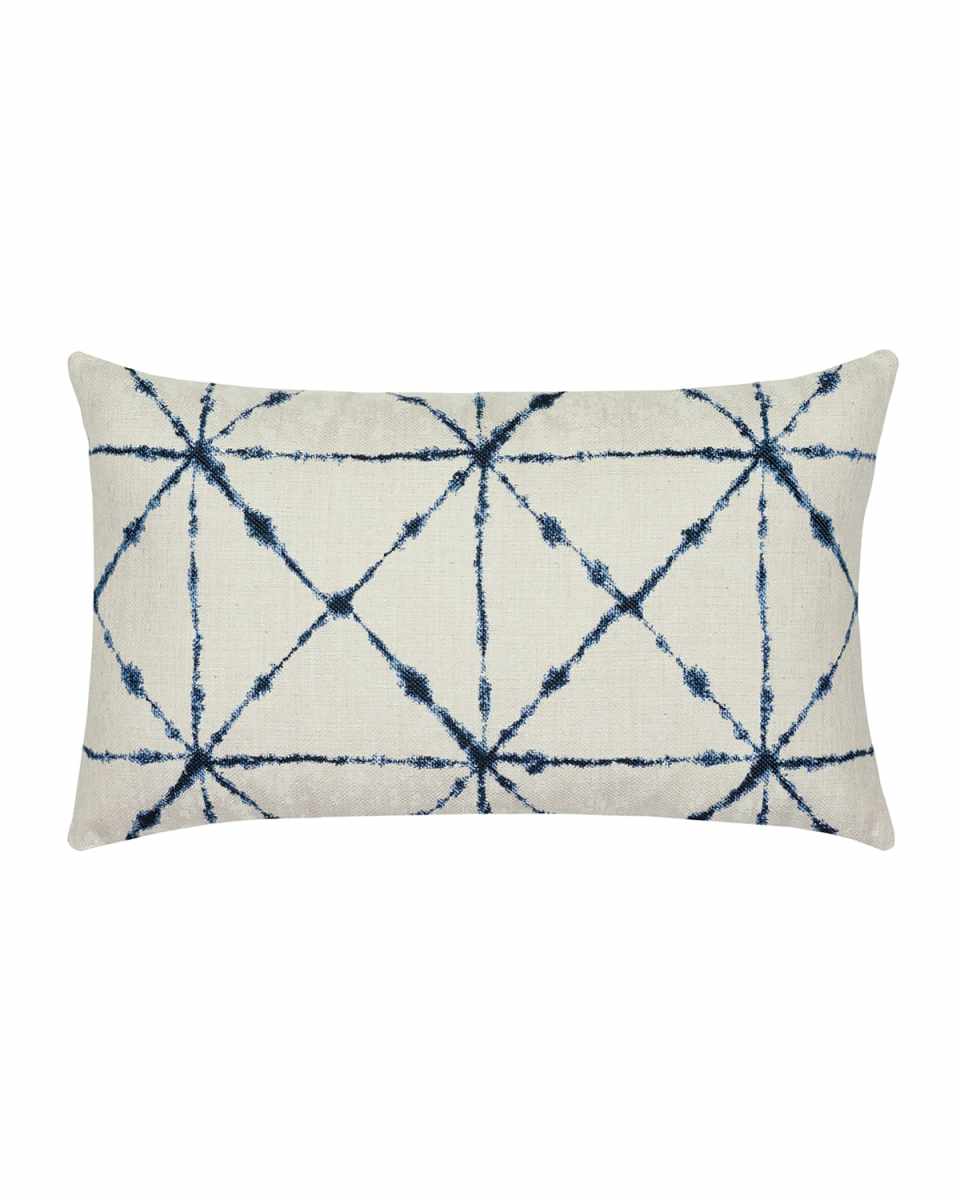 Trilogy Lumbar Sunbrella Pillow, Indigo